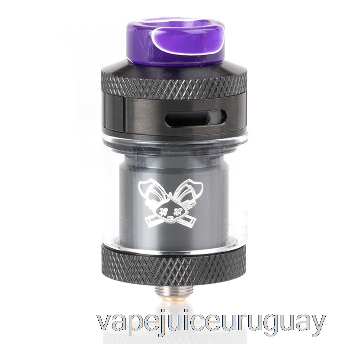 Hellvape X Pagano Conejo Muerto 25 Mm Rta Negro Con Logo Blanco Vape Uruguay